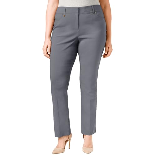 Plus & Petite Plus Size Tummy Control Curvy-Fit Pants