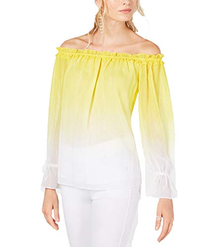 INC Petite Ombre Off-the-Shoulder Blouse