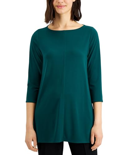 Boat Neck 3/4 Sleeve Tunic