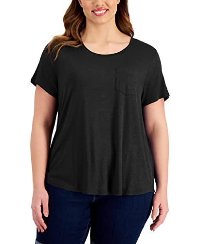 Style & Co Plus Size One Pocket T-Shirt