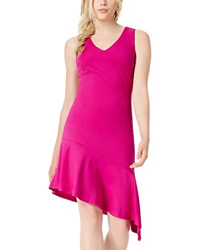 Bar III Sleeveless Asymmetrical Hem Dress