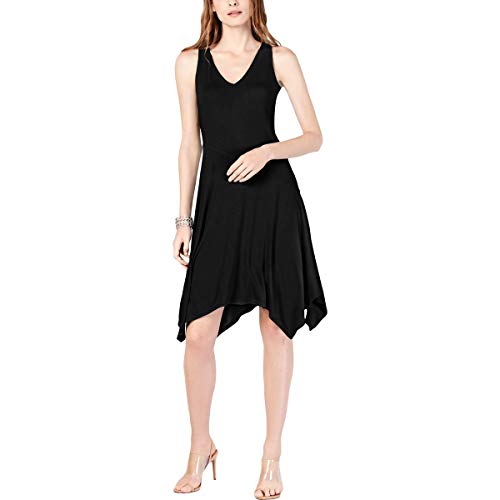 Sleeveless Asymmetrical Hem Dress