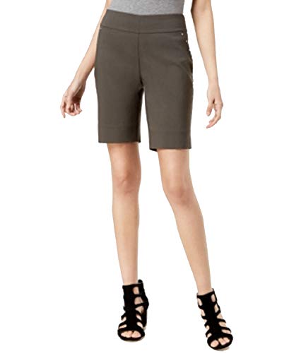 INC Curvy-Fit Stud-Trim Bermuda Shorts