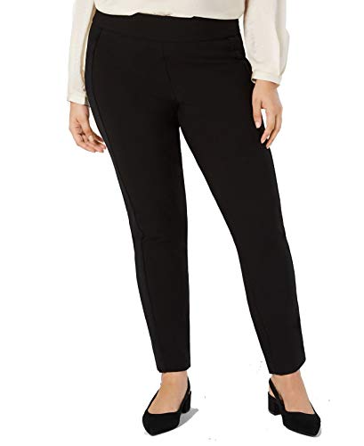 Alfani Plus Size Velvet Stripe Pull On Pants
