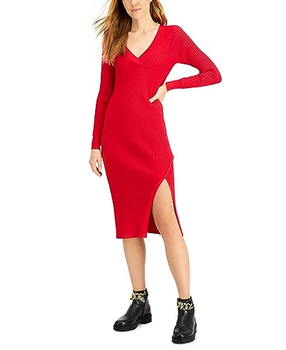 INC International Concepts Ribbed Sweater Dress