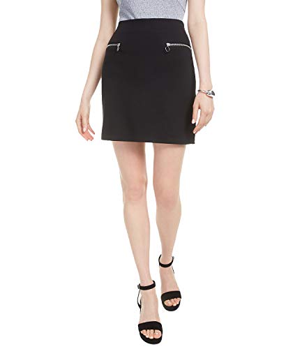 Zip-Trim Mini Skirt