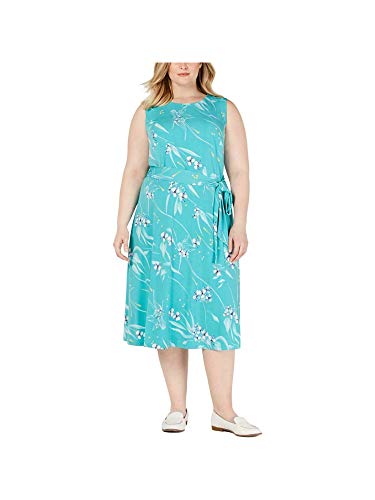 Charter Club Printed Fit Flare Dress