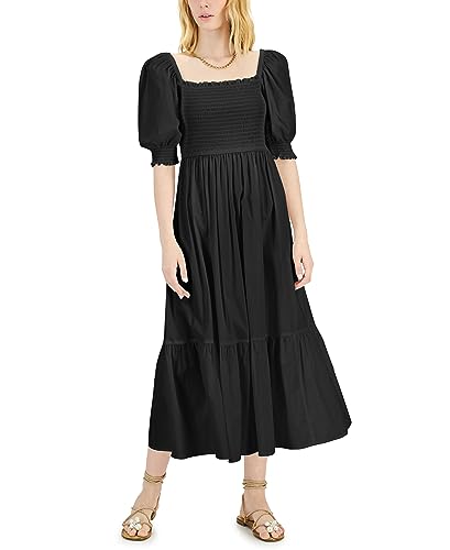 INC International Concepts Smock Puff Sleeve Dress