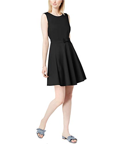 Bow-Detail Fit & Flare Dress