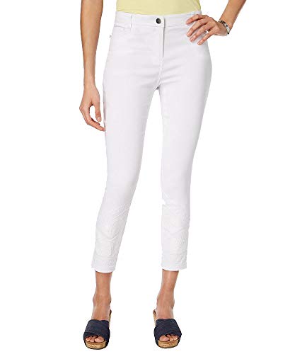 Style & Co Embroidered Skinny Ankle Pants