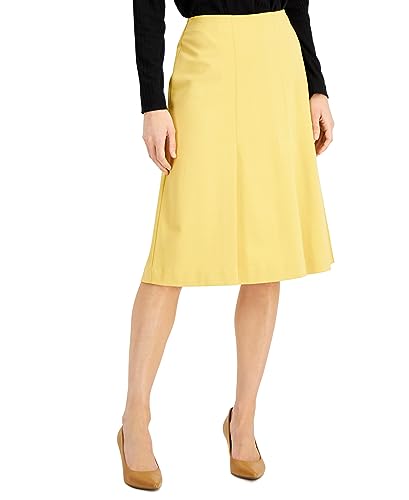 Alfani Pleated Pull On A Line Skirt