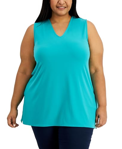 Alfani Plus Size V Neck Tunic
