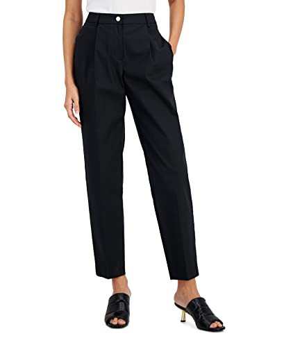 Alfani Petite Pleated Tapered Leg Pants