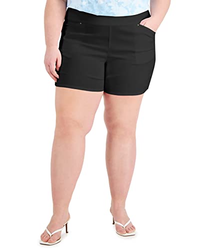 INC International Concepts Plus Size Bengaline Shorts