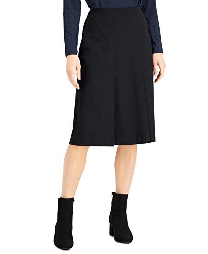 Alfani Pleated Pull On A Line Skirt