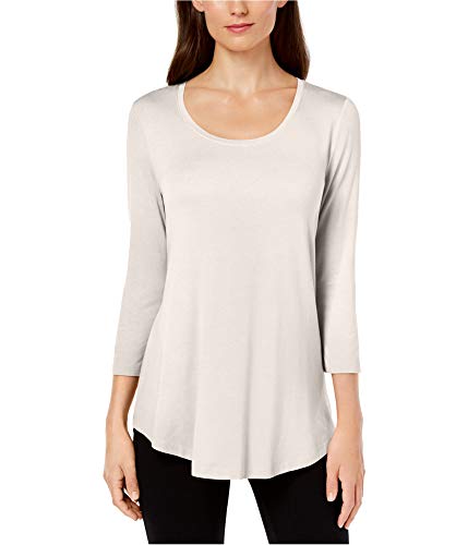 JM Collection Scoop Neck Top