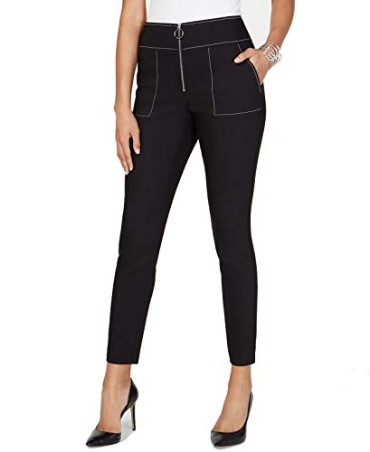 Contrast Stitch Skinny Pants