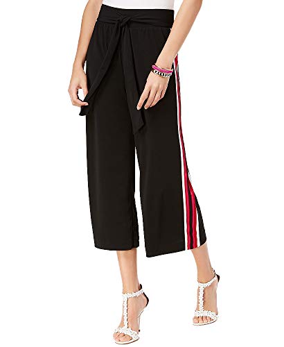 I.N.C. Varsity-Stripe Cropped Wide-Leg Pants