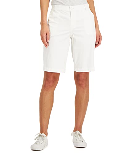 Karen Scott Womens Utility Pocket Shorts