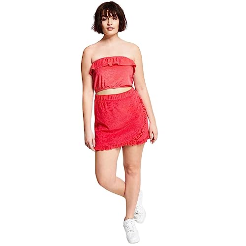Bar III Womens Terry Cloth Skirt