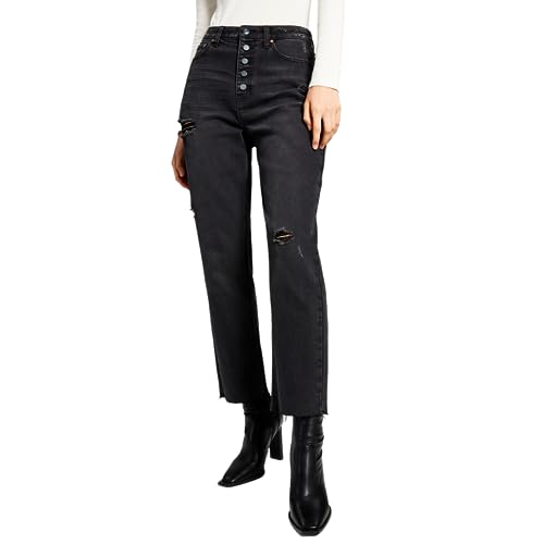 Now This Womens Ripped Mom Jeans