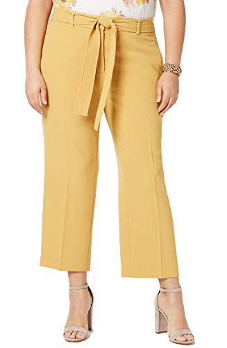 Trendy Plus Size Textured Crepe Pants