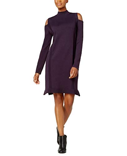 Style & Co Cold Shoulder Sweater Dress