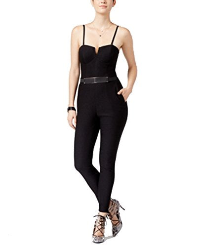 Material Girl Belted Bustier Jumpsuit