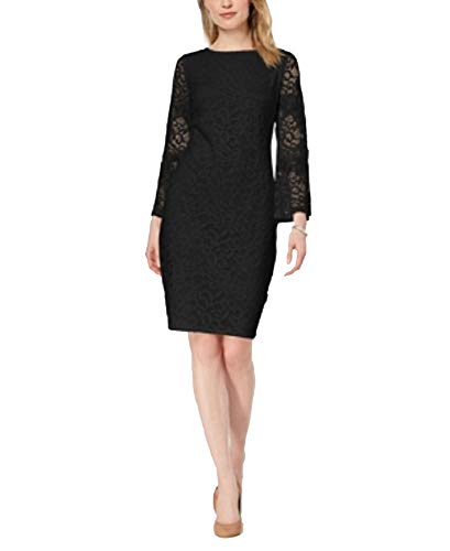 Alfani Petite Lace Bell Sleeve Dress