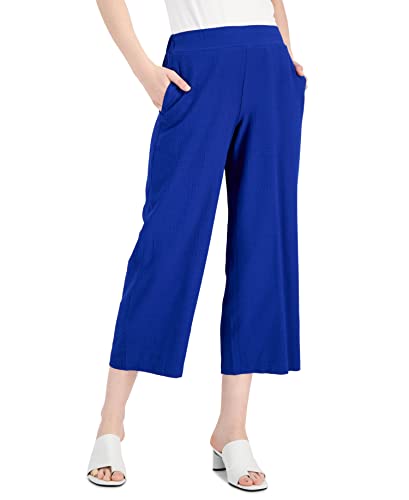 Alfani Crinkle Cropped Pants