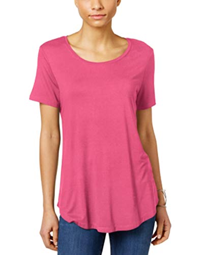 JM Collection Petite Shirttail Hem Top