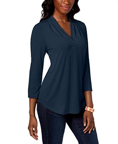 Charter Club Petite 3/4 Sleeve Top