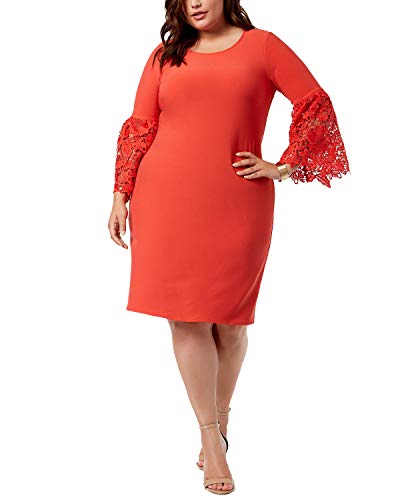 Alfani Plus Size Lace Sleeve A Line Dress