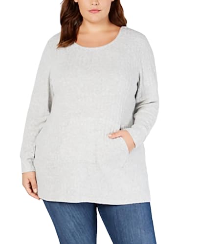 Style & Co Plus Size Ribbed Knit Sweater