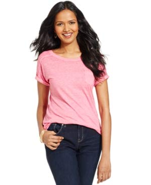 Style & Co One Pocket Burnout Tee