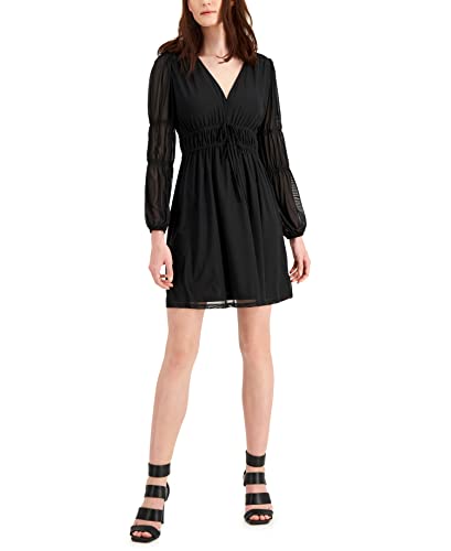 INC International Concepts Solid V Neck Dress