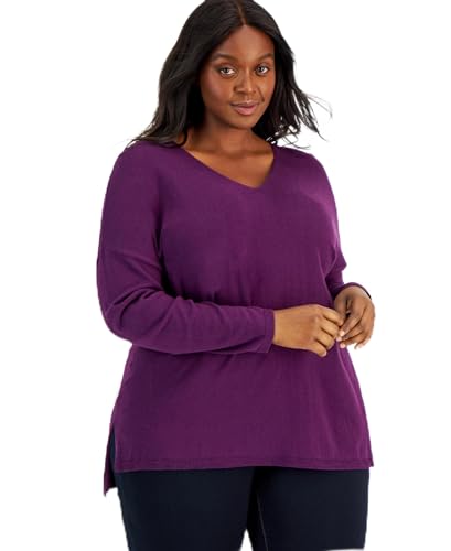Plus Size V-Neck Sweater