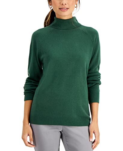 Karen Scott Petite Luxsoft Turtleneck Sweater