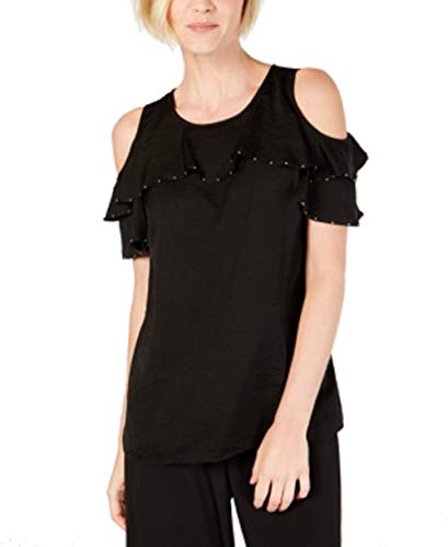 JM Collection Ruffled Off The Shoulder Top