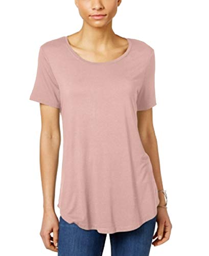 JM Collection Petite Shirttail Hem Top