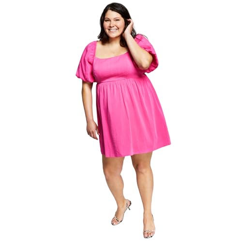 Now This Trendy Plus Size Babydoll Dress