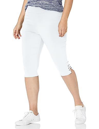 Plus Size Gracie Eyelet Capri Pants