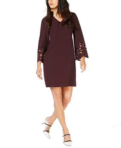 Alfani Petite Laser Cut A Line Dress