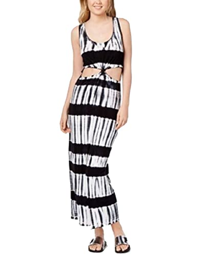 Juniors' Cutout Tie-Dye Maxi Dress