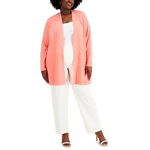 Anne Klein Petite Monterey Open Front Cardigan