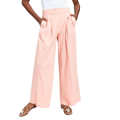 INC International Concepts High Rise Pull On Wide Leg Pants