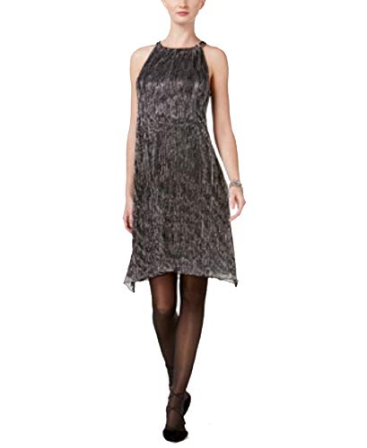Alfani Petite Metallic Halter Dress