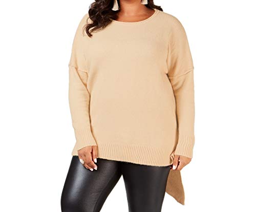 Plus Size Asymmetrical-Hem Sweater