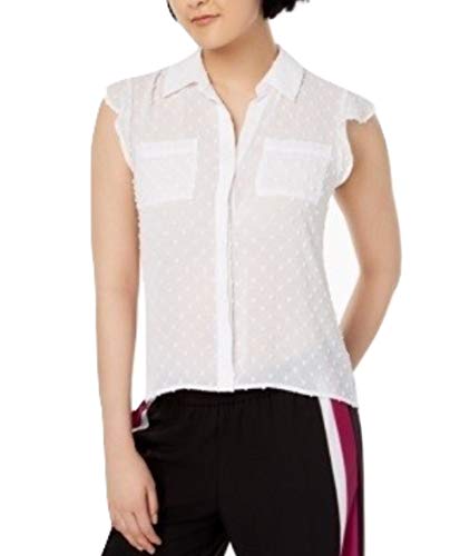 Bar III Clip Dot Blouse