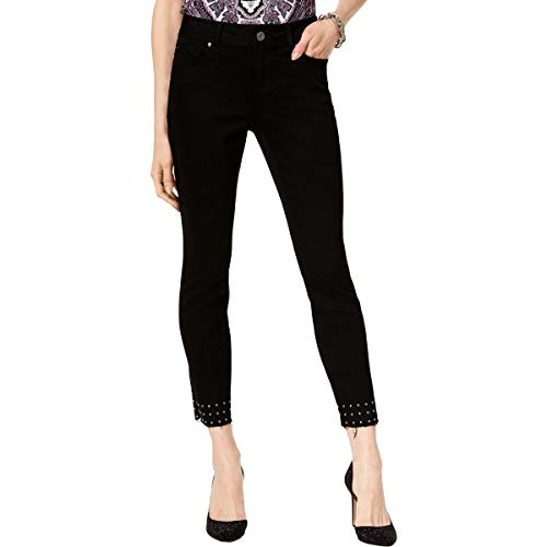 Studded Released Hem Skinny Jeans